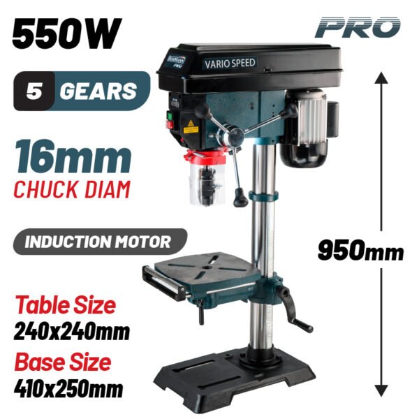 BENCH DRILL WITH LASER 550W