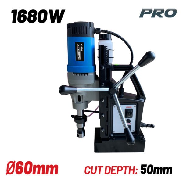 MAGNETIC DRILL 1680W , O60mm , 15800N , CUT.DEPTH 50mm
