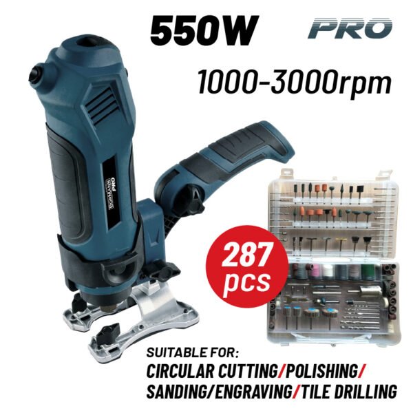 MULTIFUNCTION TOOL 550W, 10000-30000rpm,ACCESSORIES, FLEXIBLE SHAFT