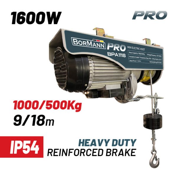 BORMANN Pro BPA1118 Ηλεκτρικό Παλάγκο 1000Kg