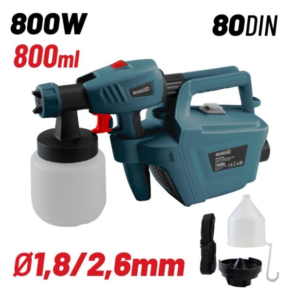 BORMANN BPG9100 Πιστόλι Βαφής Ηλεκτρικό HVLP 800W