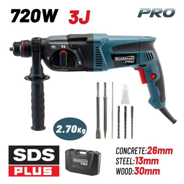 MULTI PURPOSE ROTARY HAMMER SDS-PLUS 720W,3J