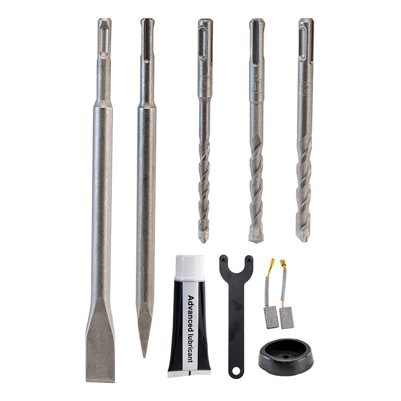 ROTARY HAMMER 1500W, SDS-PLUS,5.5J,5.1Kg,BMC CASE AND ACCESSORIES - Imagen 4
