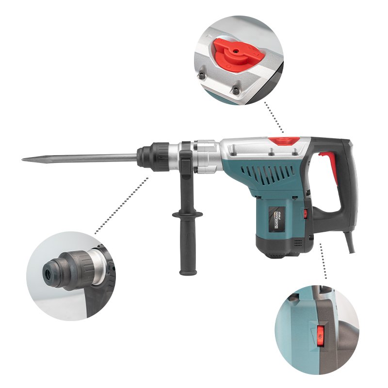 BORMANN Pro BPH7610 Σκαπτικό Περιστροφικό Πιστολέτο SDS-MAX,1350W,13J - Image 3