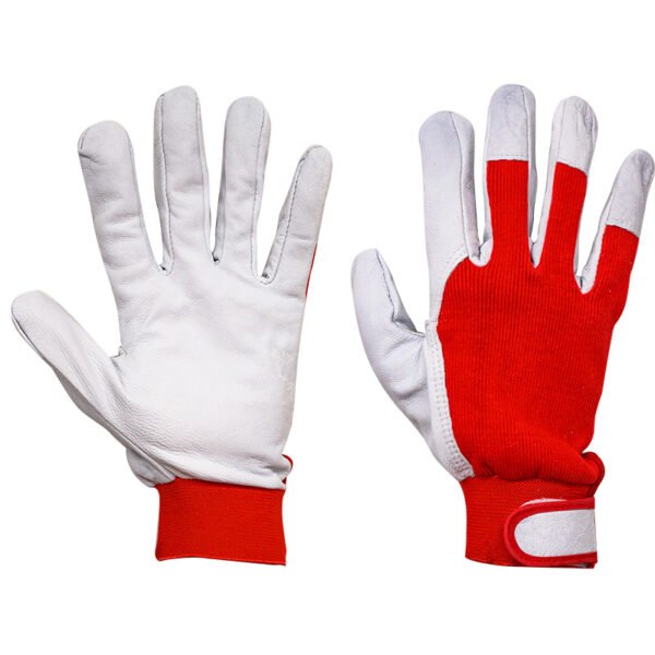 WORKING GLOVES, No.9, ELASTIC, SHEEP GRAIN LEATHER
