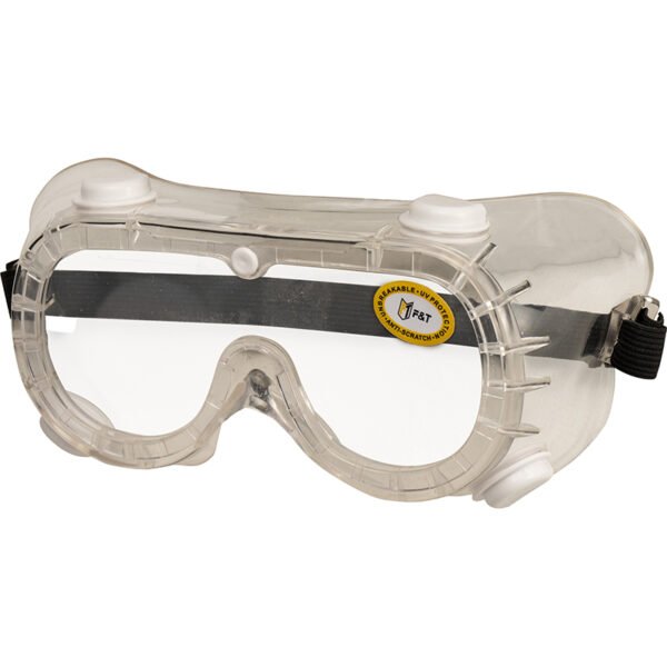 PROTECTION GOGGLES, WITH CLEAR ANTI FOG LENS AND 4 VENTILATION HOLES
