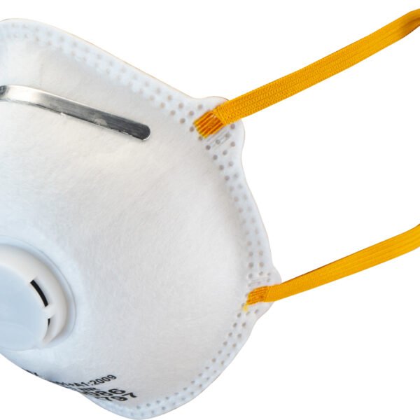 PROTECTION MASK FFP1, CUP SHAPE, WITH RESPIRATION VALVE