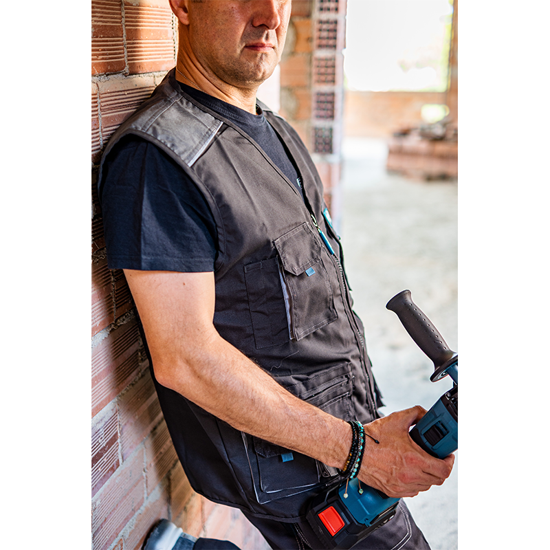 BORMANN Pro BPP7013 working vest TORINO, XL/54-56, 260g/m2 - immagine 2