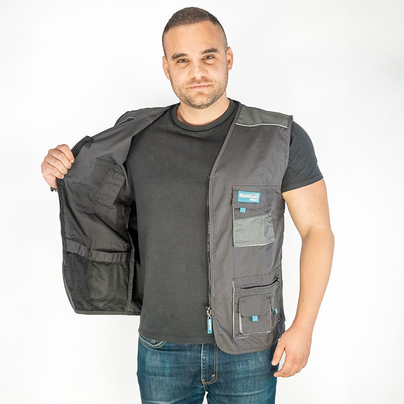 BORMANN Pro BPP7013 working vest TORINO, XL/54-56, 260g/m2 - immagine 3