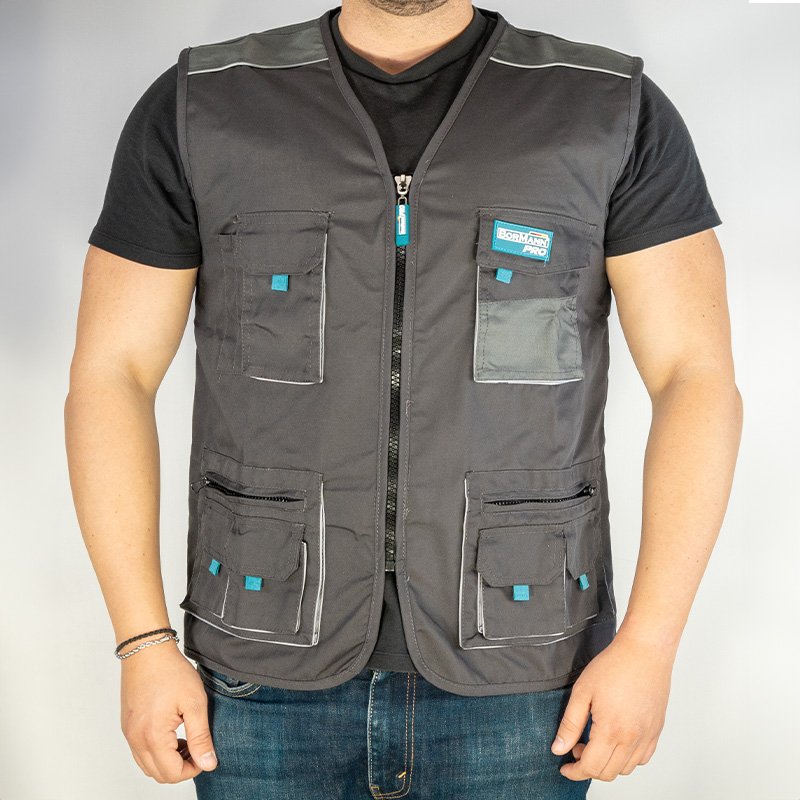 BORMANN Pro BPP7013 working vest TORINO, XL/54-56, 260g/m2 - immagine 4