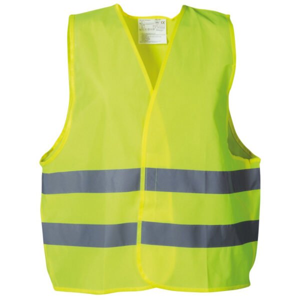 SAFETY VEST L, 2x5cm REFLECTIVE STRIPES