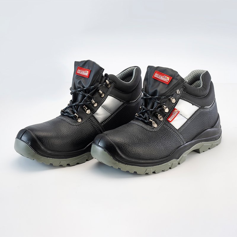 LEATHER SAFETY BOOTS ALASKA S3 BLACK LEATHER No 43 - Image 2