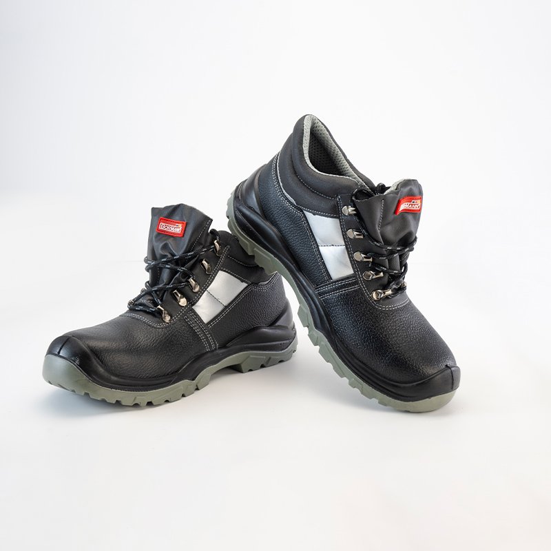 LEATHER SAFETY BOOTS ALASKA S3 BLACK LEATHER No 43 - Image 3