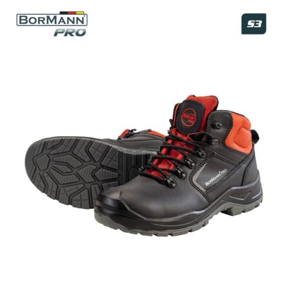SAFETY BOOTS S3 LG SR BLACK, NUBUCK LEATHER, WATERPROOF, LEON No 40