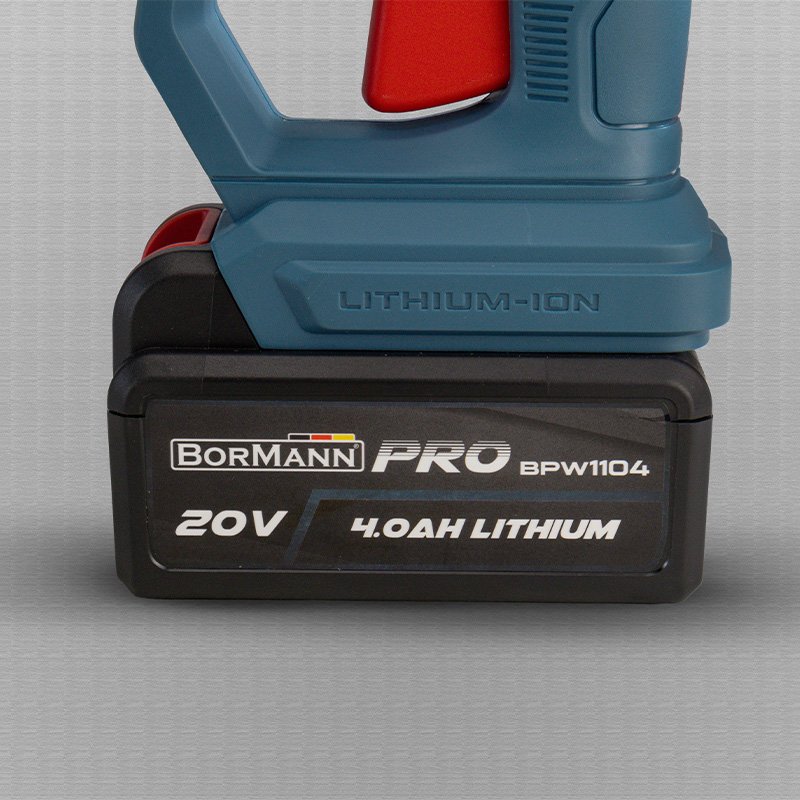 CORDLESS WASHER 25BAR, 180lt/h , 1.7kg , 5 SETTINGS NOZZLE, BATTERY 4.0Ah , CHARGER - Image 5