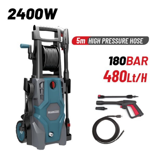 HIGH PRESSURE WASHER 2400W, 180Bar, 480L/h