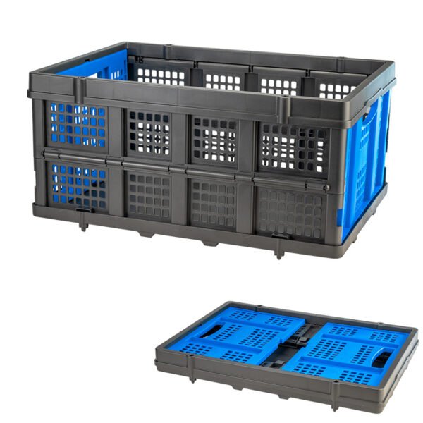 FOLDING PLASTIC STORAGE BOX WITH STORAGE CAPACITY 45KG/40L