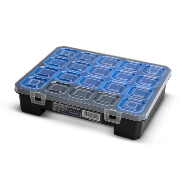 TOOLS ORGANIZER "BUTTERFLY" WITH REMOVABLE BOXES, 27.5x22x6cm , MULTICOLOR