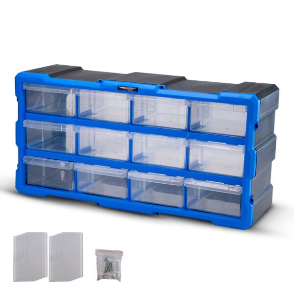 TOOLS DRAWER SET "PARROT", 12 POSITIONS, 49,7x15,7x25cm