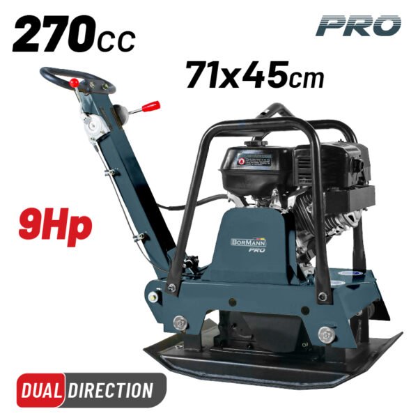PLATE COMPACTOR PETROL ENGINE 9HP, 270cc, VIBRATION FORCE 30,5kN, 158Kg