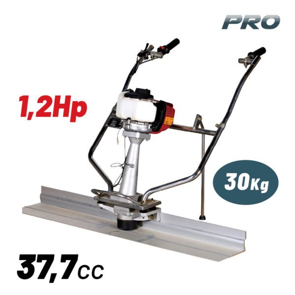 SURFACE FINISHING SCREED 4 STROKE PETROL ENGINE 1,2HP, 37,7cc BLADE 1,88m , 30Kg