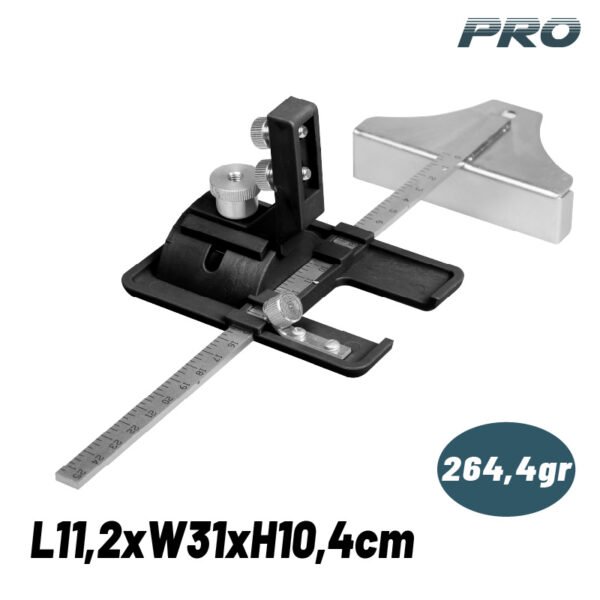 GROOVING SLOT FOR FOAM CUTTER WITH RULLER, ANGLE CUTTING (SUITABLE FOR BTC6010)