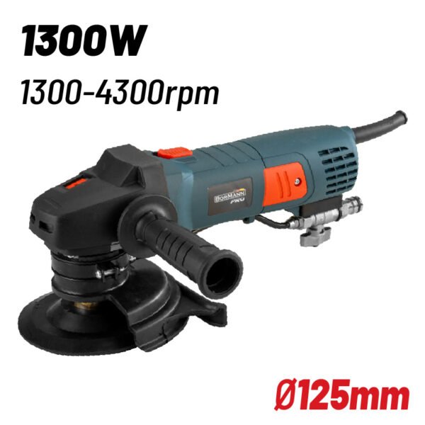 WET POLISHER GRINDER 1300W, 125mm, VARIABLE SPEED 1300-4200rpm