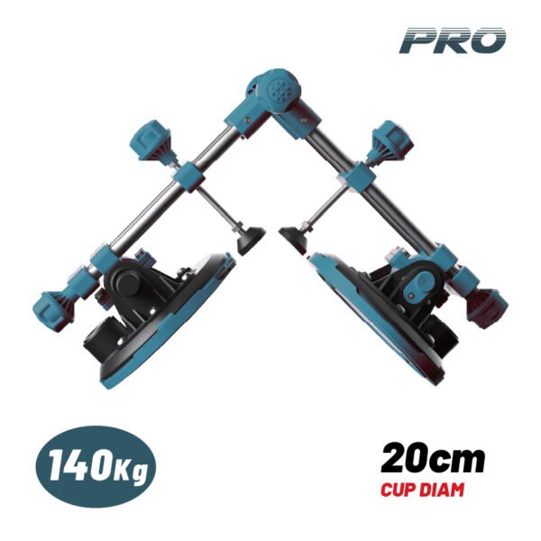MULTI-ANGLE TILE ADJUSTMENT AND FIXING VACUUM, ABSORPTION CAPACITY 140kg, WITH PRESSURE GAUGE