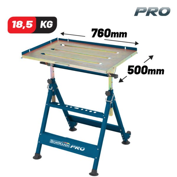 WELDING TABLE 760x500mm, 18,5kg , PORTABLE